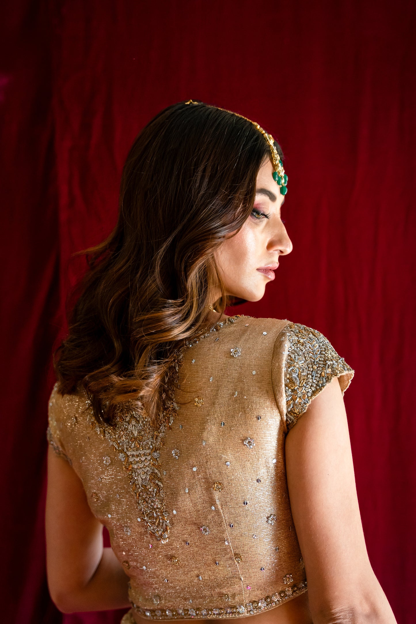 GOLD GALORE LEHENGA CHOLI