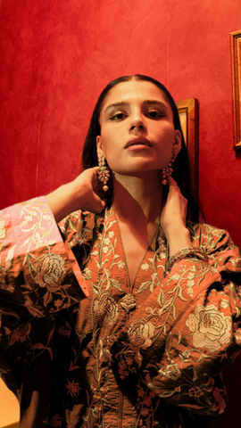 Flamenco Grandé Maxi Kaftan - Stitched