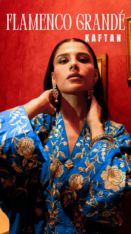 Flamenco Grandé Maxi Kaftan - Stitched