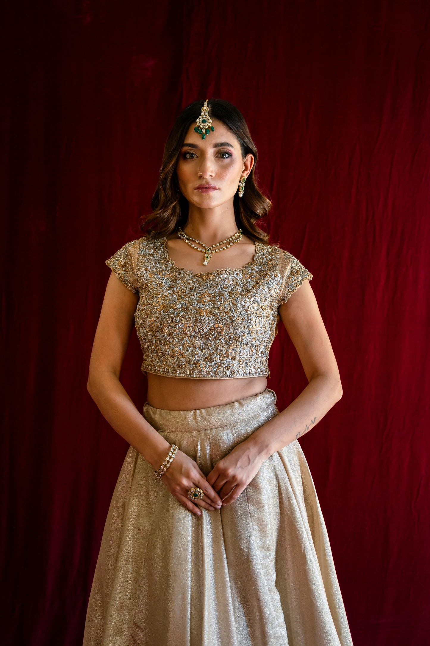 GOLD GALORE LEHENGA CHOLI