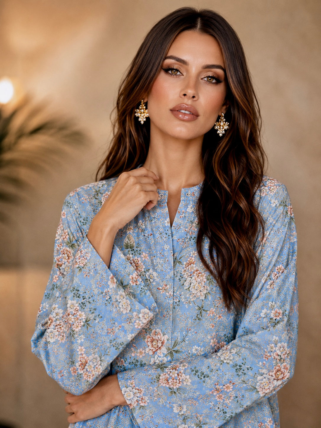 FLORAWN - PORCELAIN BLOOM - Co-ord Set (2 pcs)