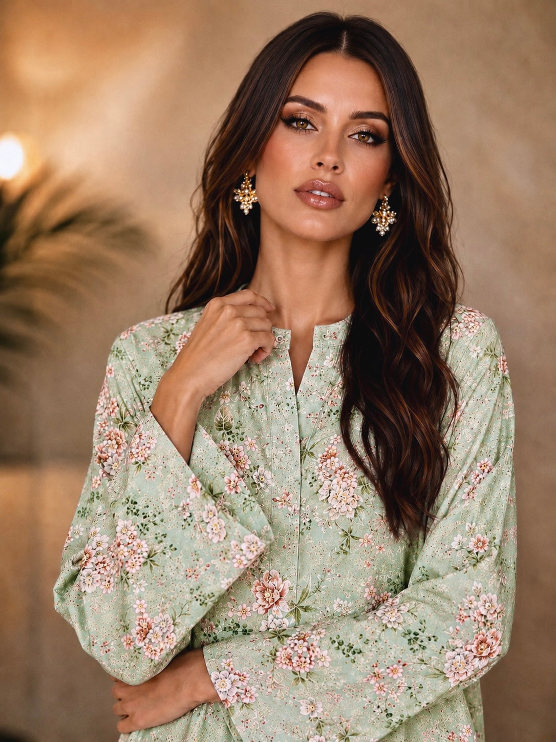FLORAWN - PORCELAIN BLOOM - Co-ord Set (2 pcs)