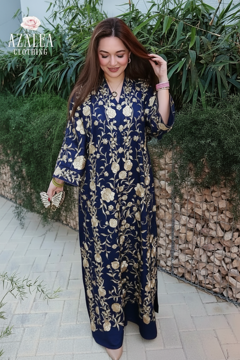 Flamenco Grandé Maxi Kaftan - Stitched