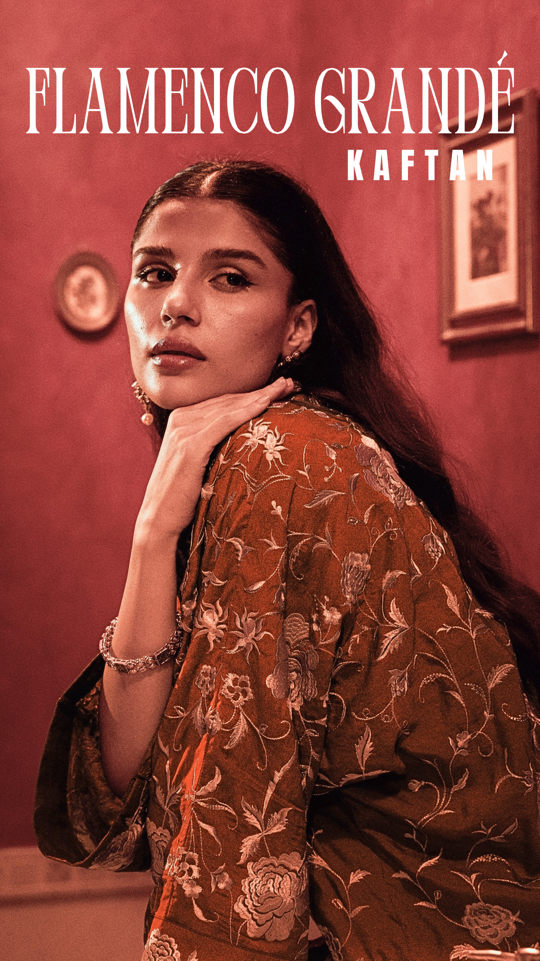 Flamenco Grandé Maxi Kaftan - Stitched