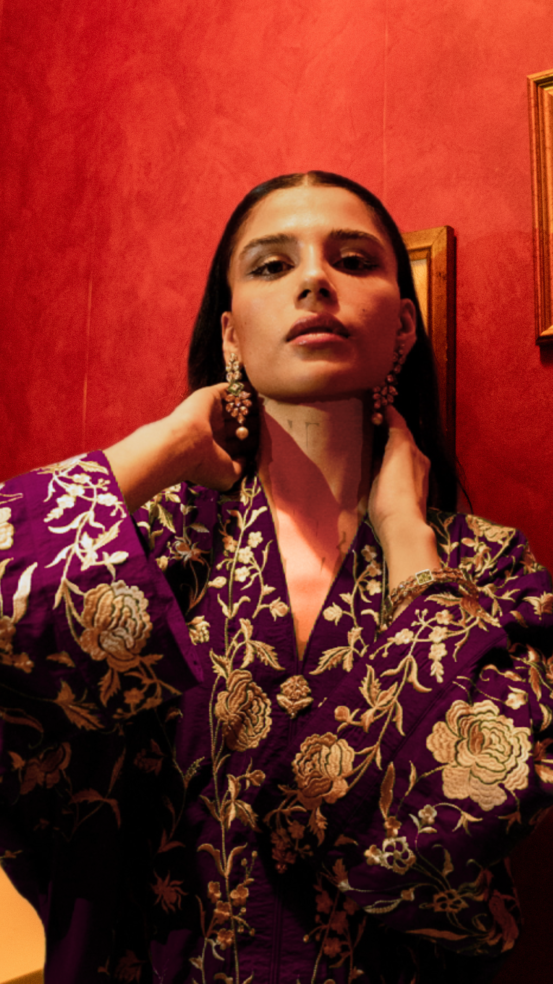 Flamenco Grandé Maxi Kaftan - Stitched