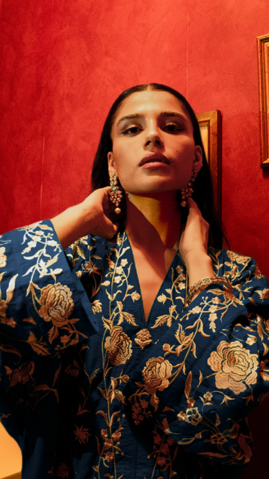 Flamenco Grandé Maxi Kaftan - Stitched