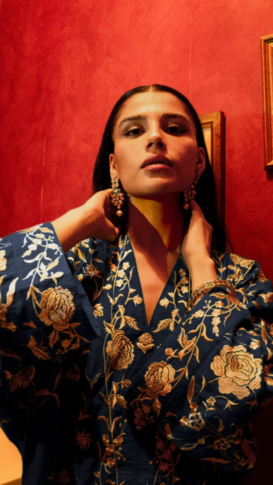 Flamenco Grandé Maxi Kaftan - Stitched