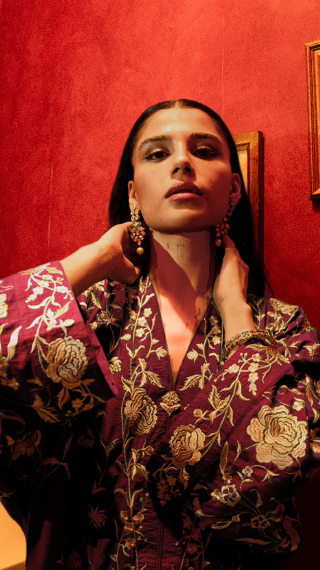 Flamenco Grandé Maxi Kaftan - Stitched