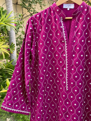 Kantha Kurti - Stitched