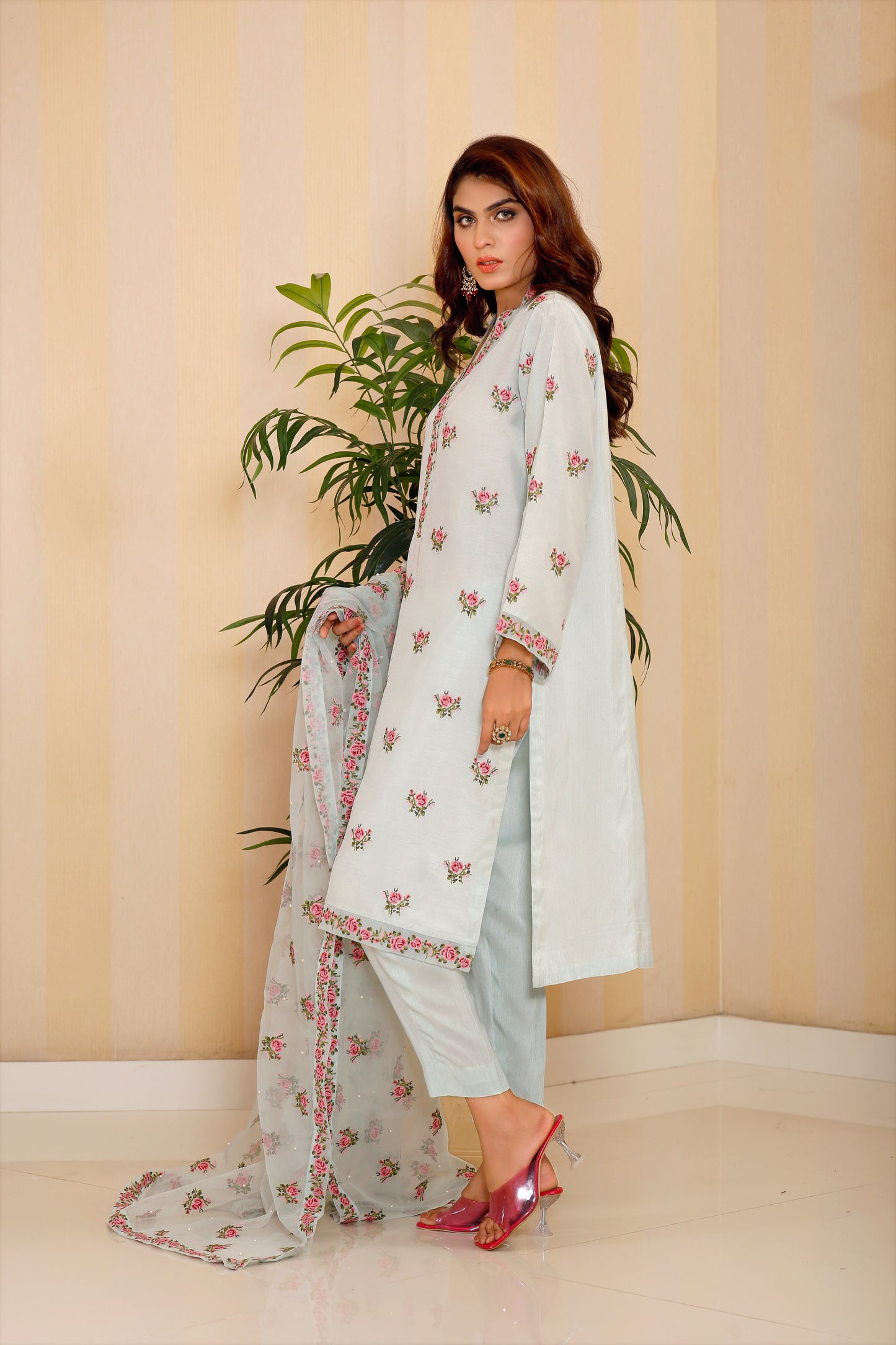 Miniflora Kurti - Stitched