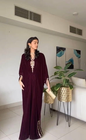 Regina Kaftan Velvet - Stitched