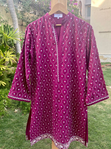 Kantha Kurti - Stitched