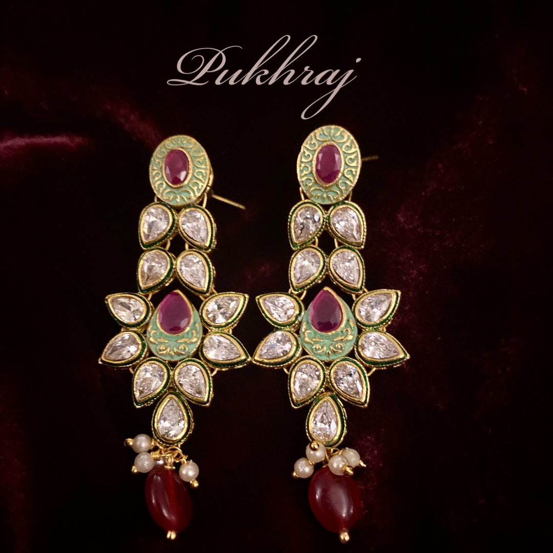 PUKHRAJ EARRINGS