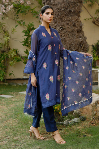 Absolute Rose+ Dupatta - Stitched