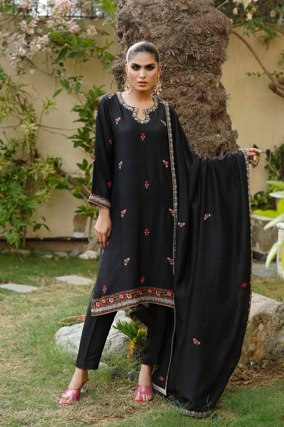 Falaknuma Lite (Kameez, Pants) - Stitched